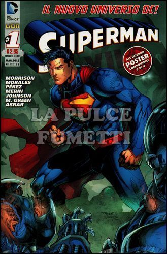 SUPERMAN #    60 - NUOVA SERIE 1 + POSTER COMPONIBILE 2 (DI 4)